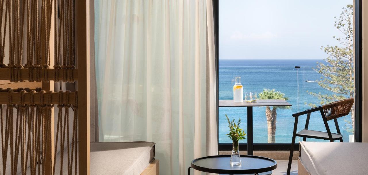 Helea Lifestyle Beach Resort Kallithéa Exterior foto Sea view from a room at the hotel