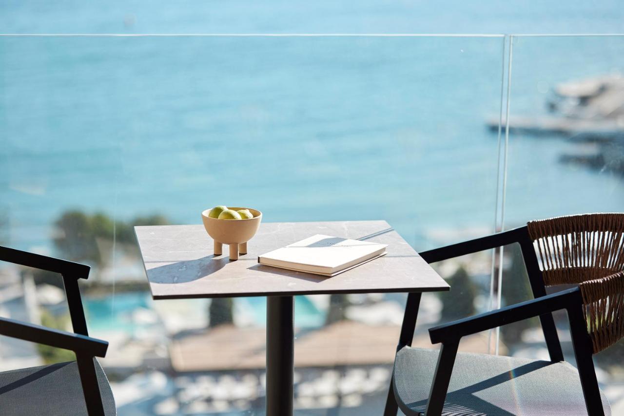 Helea Lifestyle Beach Resort Kallithéa Exterior foto View from the balcony of a suite